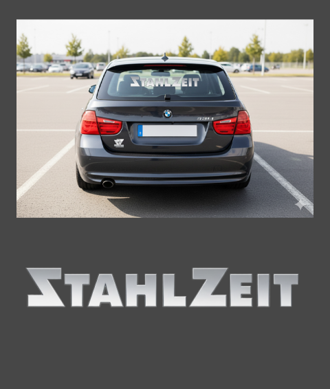 Autoaufkleber Stahlzeit