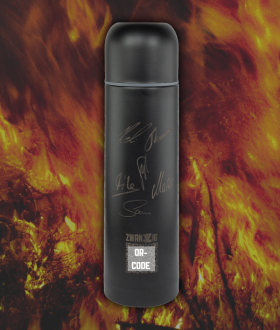 Thermoskanne mit Becher ZEITLOS20 (inkl. Jubilums-Song Zwanzig)